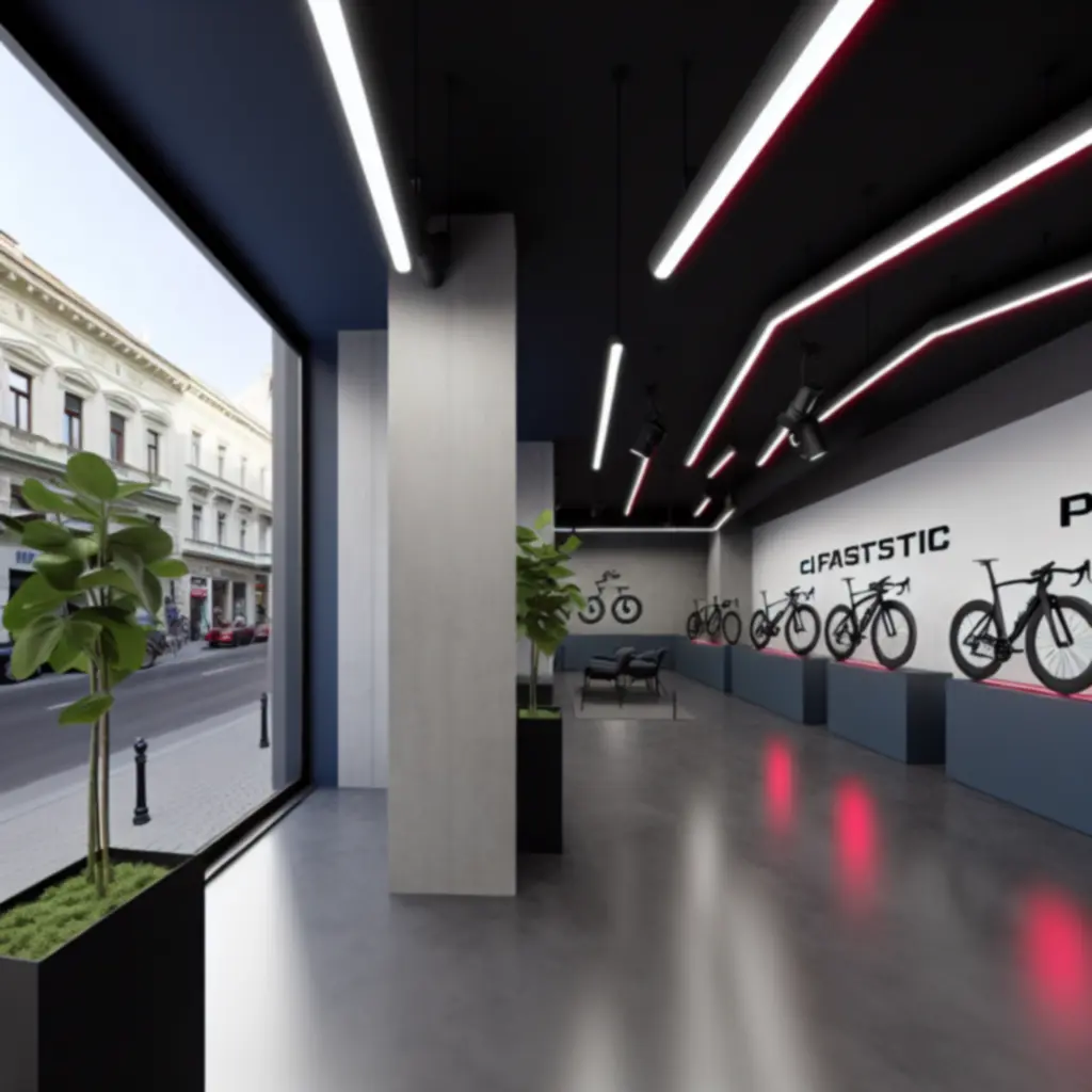 GG-299-783 LIMITED showroom belső tér Budapesten