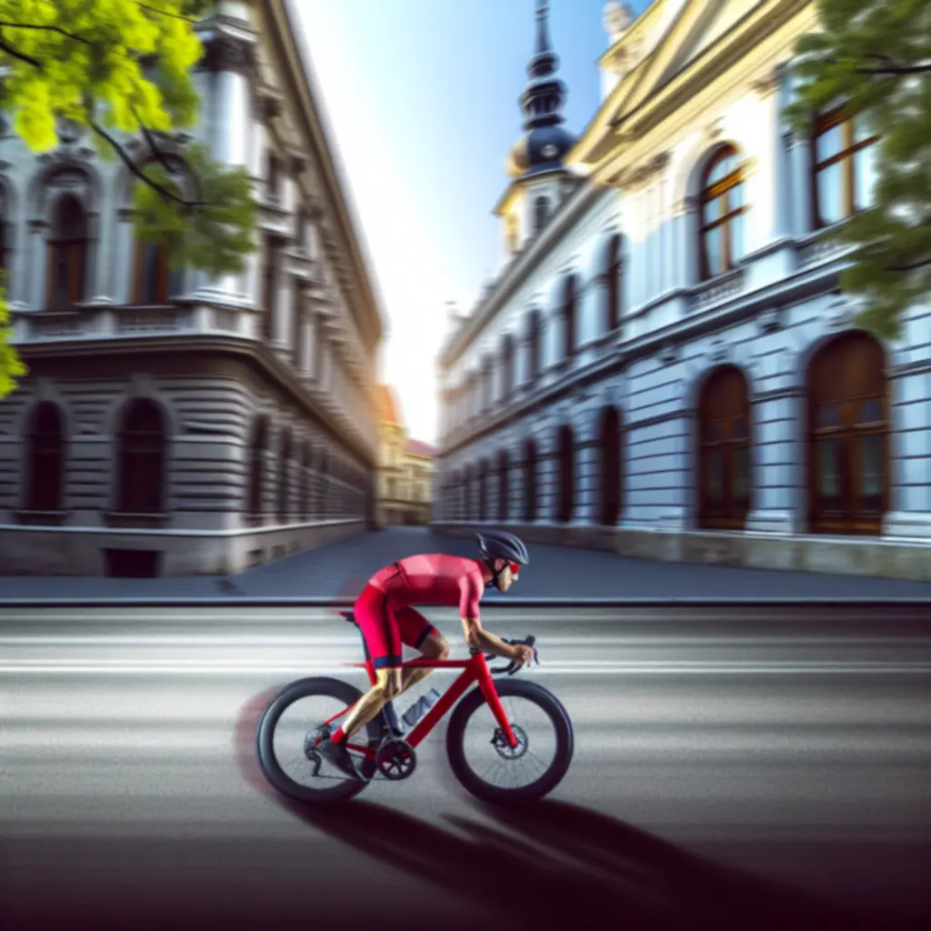 Városi kerékpáros hős